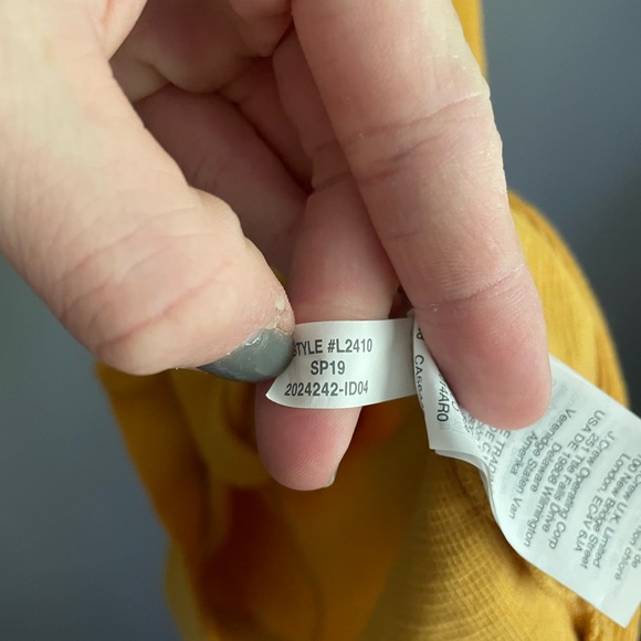 Texture & Thread Madewell Button Front Tank Dress Womens Size Small - Picture 5 of 6